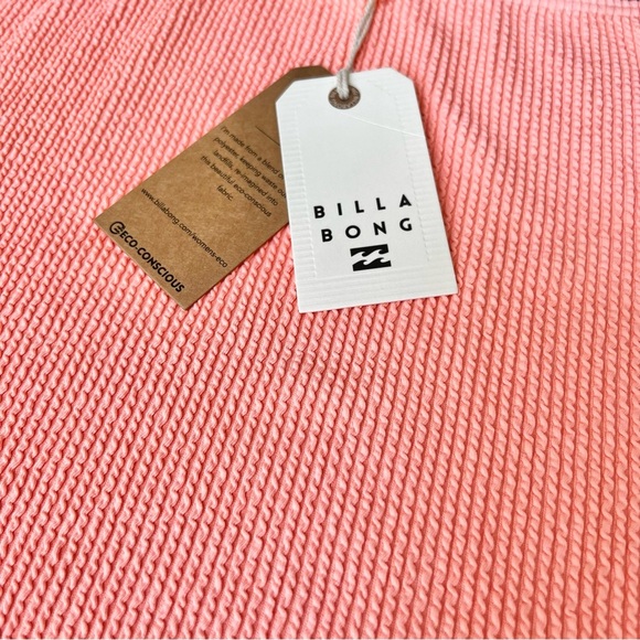 Billabong Peach Stretchy Summer Skirt / Swimsuit Coverup Size S, NWT - Picture 4 of 7
